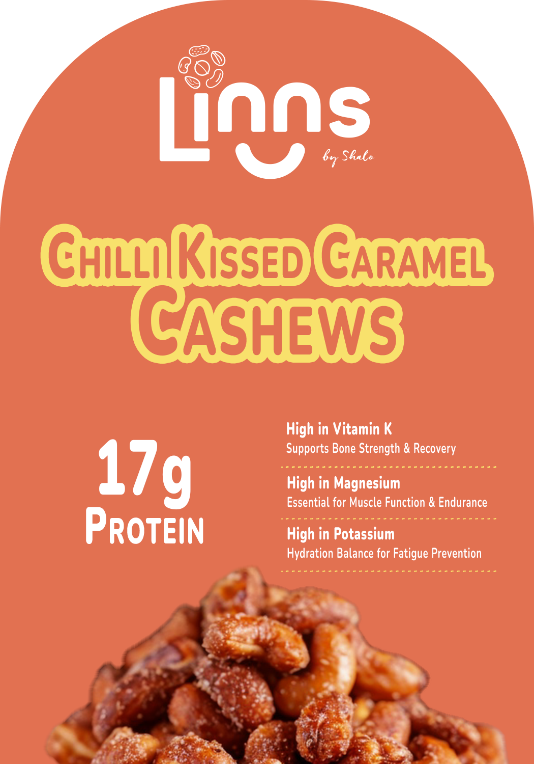 Chilli Kissed Caramel Cashews